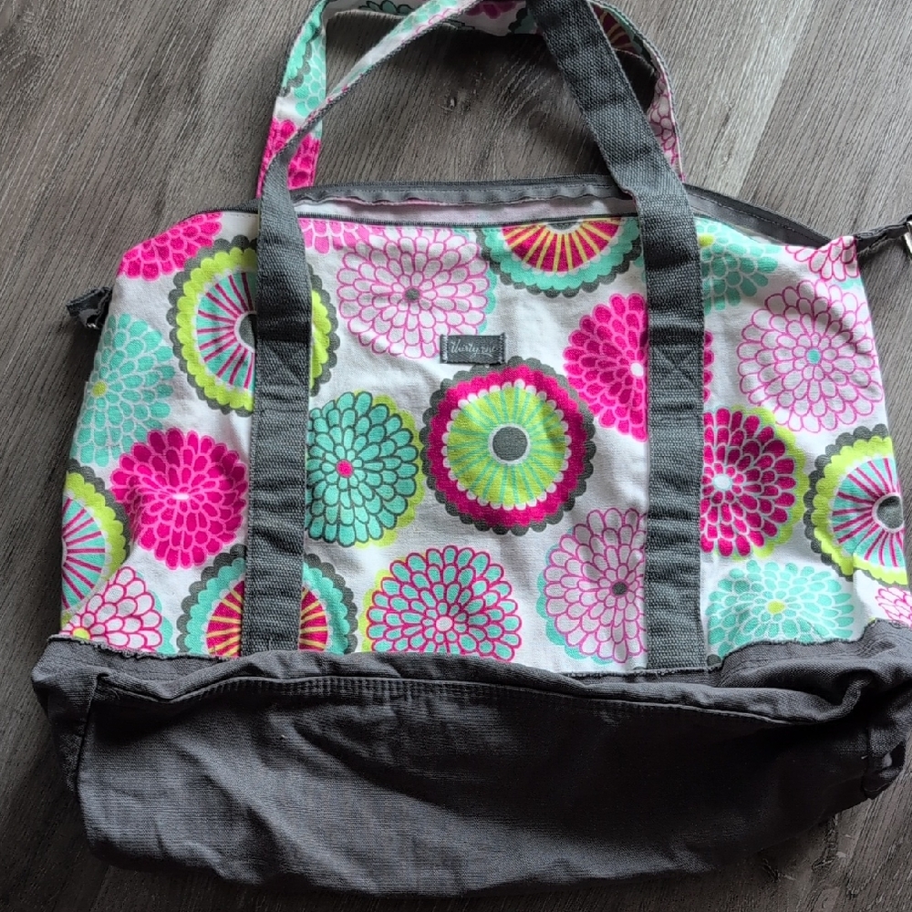 Thirty-One Colorful Floral Travel Bag